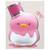 Ushihito Paint-Covered Penguin Sofubi Figure [2.Pink]