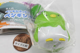 Ushihito Paint-Covered Penguin Sofubi Figure [3.Green]