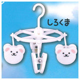 Miniature Animal Pinch Hanger [4.Polar Bear]
