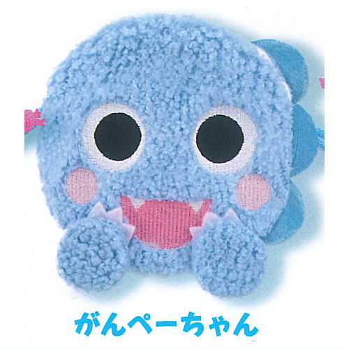 New Zawazawamori no Ganko-chan Plush Kinchaku [2.Ganpei-chan]