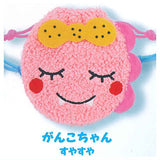 New Zawazawamori no Ganko-chan Plush Kinchaku [3.Ganko-chan suyasuya]