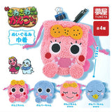 New Zawazawamori no Ganko-chan Plush Kinchaku [All 4 type set(Full Complete)]