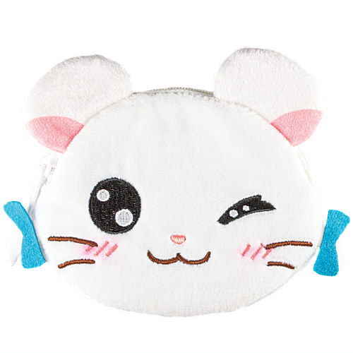 Hamtaro Fuwafuwa Face Pouch [3.Bijou]