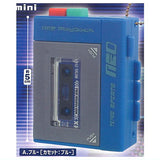 Record on a cassette! playback! retro mini portable player mascot NEO [1.Blue (Cassette: Blue)]