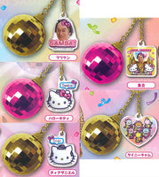 Matsuken Samba x Hello Kitty Mirror Ball Keychain [All 5 type set(Full Complete)]