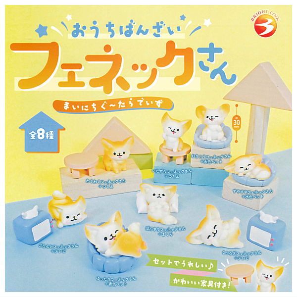 Ouchibanzai! Fennec-san mainichi gu-tara days [All 8 type set(Full Complete)]