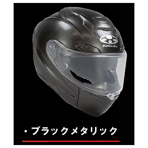 1/6 Scale Kabuto Helmet Collection F-17 Series [3.Black Metallic]