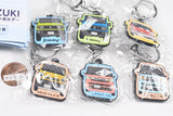 SUZUKI Rubber Keychain [All 6 type set(Full Complete)]