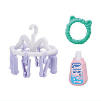 Nyanko Kaden DX Rakuraku Cleaning Edition [5.Clothespin hanger and Detergent Set]