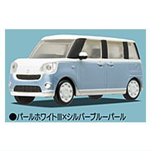 1/64 PLUS Daihatsu Move Canbus NEWCOLLAR [1.Pearl White III x Silky Blue Pearl]
