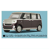 1/64 PLUS Daihatsu Move Canbus NEWCOLLAR [3.Smooth Gray Mica Metallic x Plum Brown Crystal Mica]