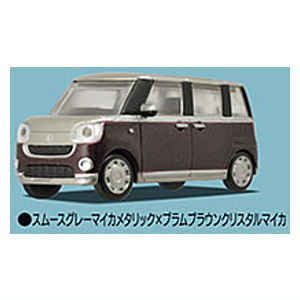 1/64 PLUS Daihatsu Move Canbus NEWCOLLAR [3.Smooth Gray Mica Metallic x Plum Brown Crystal Mica]