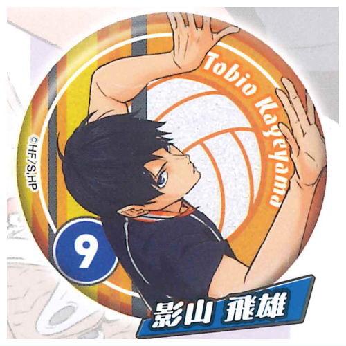 Haikyu!! 'Tsunagu' Glitter Can Badge Side A [2.2.Tobio Kageyama]