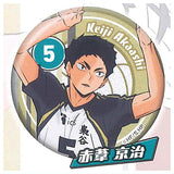 Haikyu!! 'Tsunagu' Glitter Can Badge Side A [6.Keiji Akaashi]