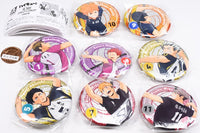 Haikyu!! 'Tsunagu' Glitter Can Badge Side A [All 8 type set(Full Complete)]
