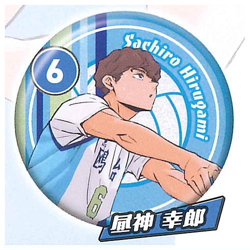 Haikyu!! 'Tsunagu' Glitter Can Badge Side B [8.Sachiro Hirugami]