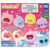 PuniRunes Puni 3 Pukkuri rubber mascot clear [All 6 type set(Full Complete)]