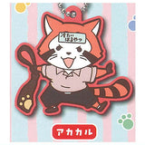 Rascal Calcaldan yuruttofukkura rubber mascot [3.Akacal]