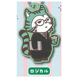 Rascal Calcaldan yuruttofukkura rubber mascot [4.Logical]