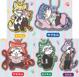 Rascal Calcaldan yuruttofukkura rubber mascot [All 5 type set(Full Complete)]