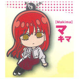 Deformed Rubber! Movie Chainsaw Man Reze Keychain [3.Makima]