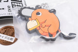 Deformed Rubber! Movie Chainsaw Man Reze Keychain [7.Pochita]