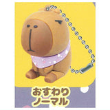 100 yen Goraku Goracapy Figure Ball Chain [4.Osuwari Normal]