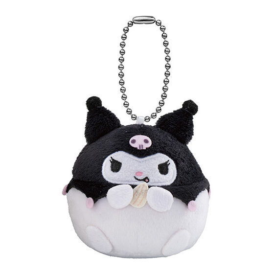Sanrio Characters Tabesugimashite... Plush Toy [4.Kuromi]