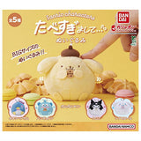 Sanrio Characters Tabesugimashite... Plush Toy [All 5 type set(Full Complete)]