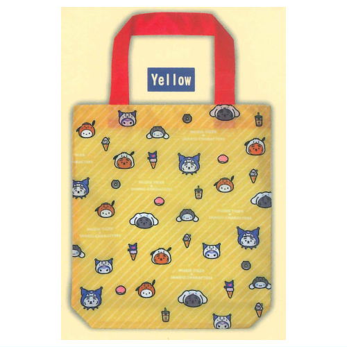 MUZIK TIGER x Sanrio Characters Gusseted Tote Bag [3.Yellow]
