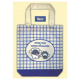 MUZIK TIGER x Sanrio Characters Gusseted Tote Bag [5.Navy]