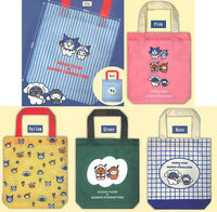 MUZIK TIGER x Sanrio Characters Gusseted Tote Bag [All 5 type set(Full Complete)]