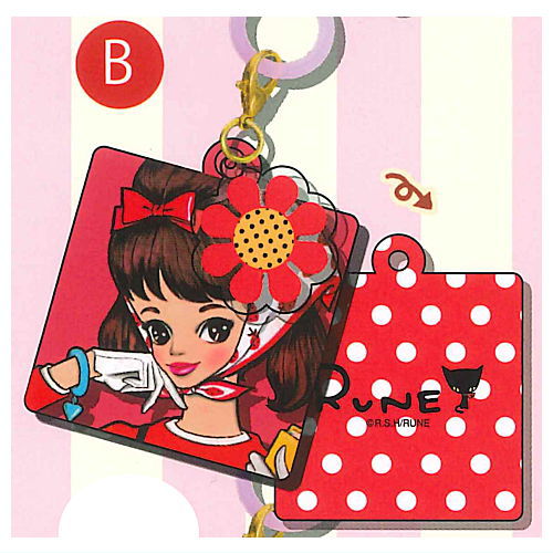 Naito Rune Rune Girl Acrylic Mejirushi Charm [2.B]