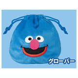 Sesame Street Face Kinchaku [3.Grover]