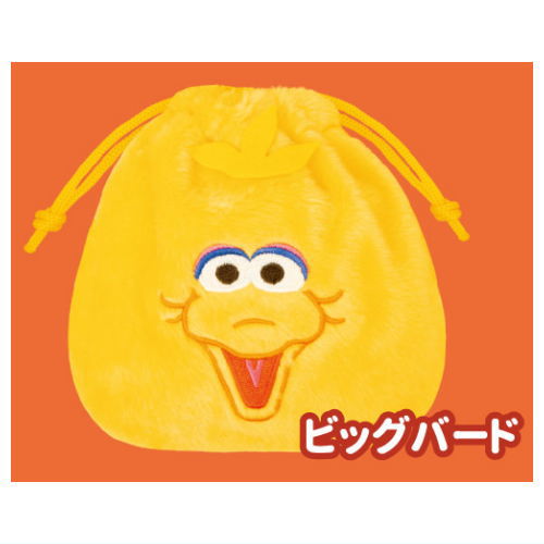Sesame Street Face Kinchaku [4.Big Bird]