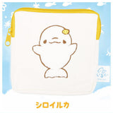 Miiruka Yuruiruka Mokomoko Pouch [4.White dolphin]