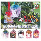 Chokonto Kyuubi-sama Clear Acrylic Omamori Part.2 [All 5 type set(Full Complete)]