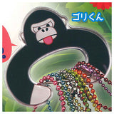 Uhouho Gorilla Gori-kun Ze-nbibokunomono Carabiner [1.Gori-kun]