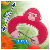 Uhouho Gorilla Gori-kun Ze-nbibokunomono Carabiner [4.Goritan]