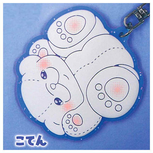 Toy Box Resident Bear Daifuku Pukkuri Rubber Mascot [5.Koten]