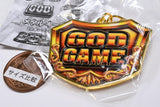 Million God Triumph of the Gods Metal Keychain [5.GOD GAME Bonus Symbol Gold]