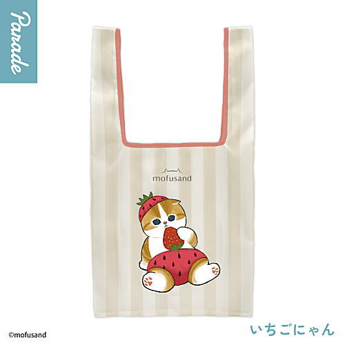 mofusand Sweetsnyan Eco Bag [2.Strawberry]