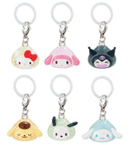 Sanrio Characters Narikiriman Mejirushi Accessory [All 6 type set(Full Complete)]