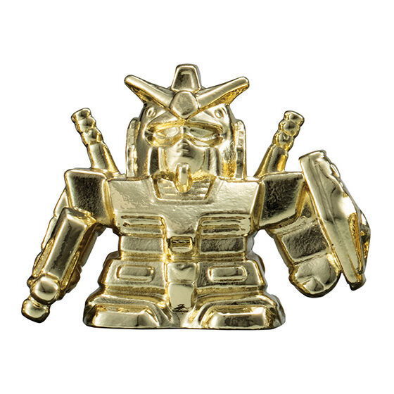 Gundam Gashapon Senshi Die-cast Gunkeshi [1.RX-78-2 Gundam (GOLD)]