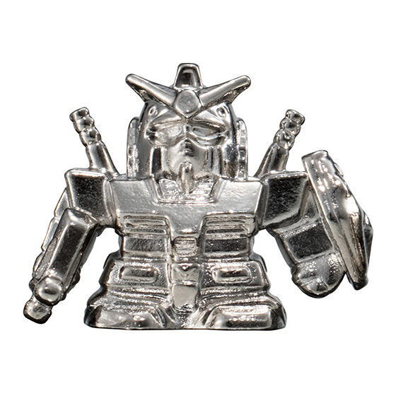 Gundam Gashapon Senshi Die-cast Gunkeshi [2.RX-78-2 Gundam (SILVER)]