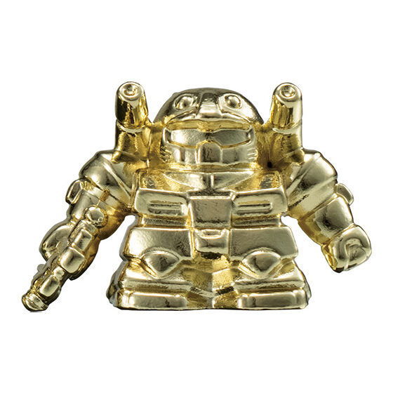 Gundam Gashapon Senshi Die-cast Gunkeshi [3.Guncannon (GOLD)]