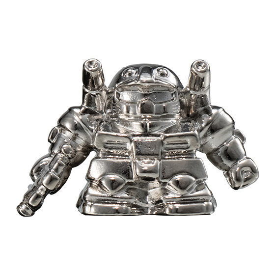 Gundam Gashapon Senshi Die-cast Gunkeshi [4.Guncannon (SILVER)]