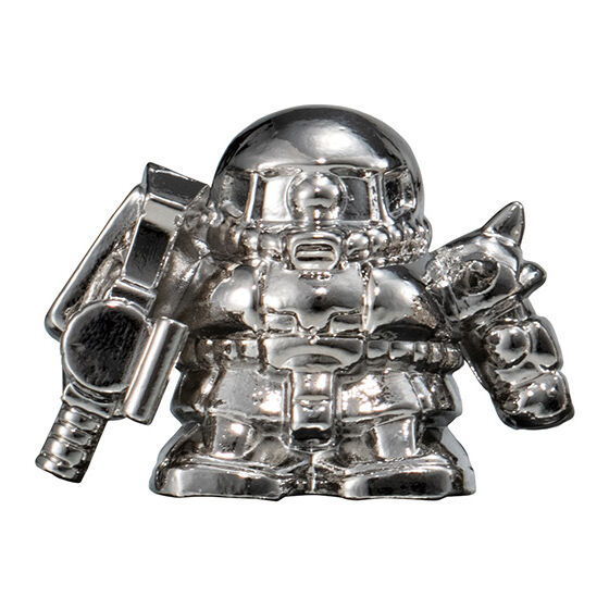 Gundam Gashapon Senshi Die-cast Gunkeshi [10.Mass Production (SILVER)]