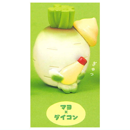 Suwariyasai Mascot Figure [3.Mayo x Daikon]