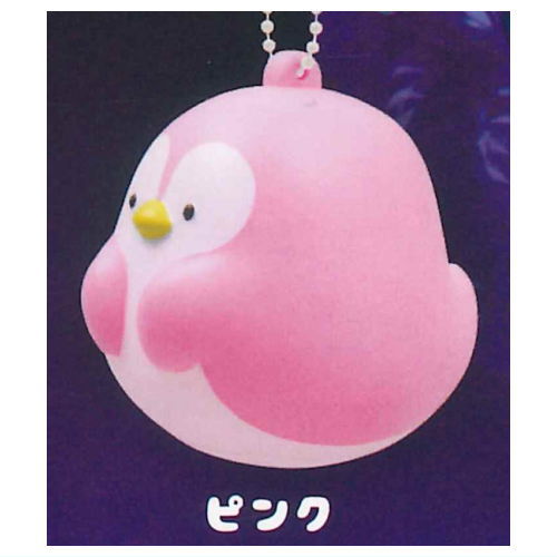 Penguin Ghost Light Mascot Ball Chain [4.Pink]
